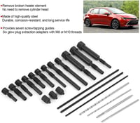 BOROCO Glow Plug Puller M8 M10 Gyújtógyertya Kinyomó Szerszám Készlet 2