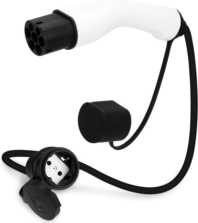 TKSE Type 2 Schuko Adapter Elektromos Autó Töltéshez IEC 62196