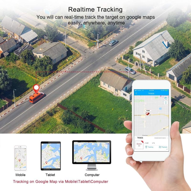 TKSTAR TK Star 905 valós idejű teherautó GPS nyomkövető
