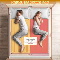 TLGREEN Elektromos Ágymelegítő 100W, 160x140cm, 8 Órás Kikapcsolás, 6 Fokozat 3
