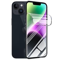 2 ks Hydrogélová ochranná fólia na displej pre iPhone 14 / iPhone 13 / 13 Pro (6,1 palca) priehľadná mäkká TPU ochranná fólia, nie tvrdené sklo 1