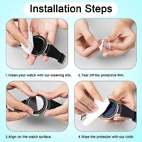 Hydrogélová ochranná fólia na displej TMahhbid pre inteligentné hodinky Ice Watch ICE Smart 2.0 (1,2 palca) - 5 ks, priehľadná, flexibilné HD TPU, citlivá na dotyk, bez bublín 6