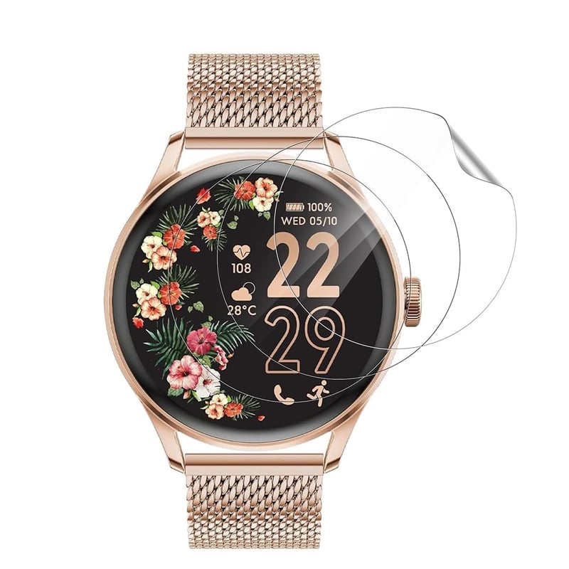 Hydrogélová ochranná fólia na displej TMahhbid pre inteligentné hodinky Ice Watch ICE Smart 2.0 (1,2 palca) - 5 ks, priehľadná, flexibilné HD TPU, citlivá na dotyk, bez bublín