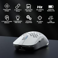 TMKB Falcon M1 Wireless Gaming Egér 24000 DPI, 180h Akkumulátor, 90g 2