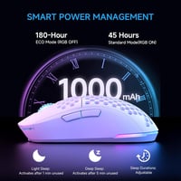 TMKB Falcon M1 Wireless Gaming Egér 24000 DPI, 180h Akkumulátor, 90g 5