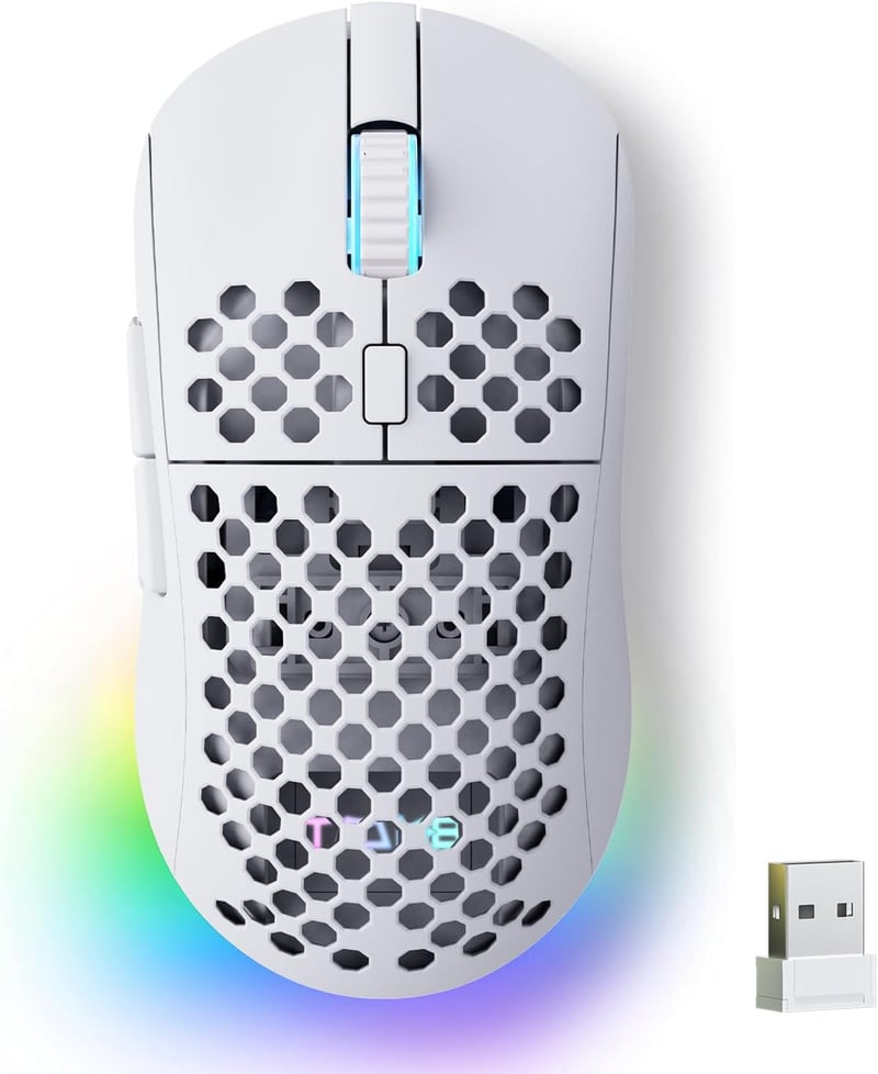 TMKB Falcon M1 Wireless Gaming Egér 24000 DPI, 180h Akkumulátor, 90g