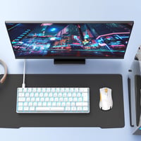 TMKB T61SE Gaming Mechanikus Billentyűzet Piros Switch Fehér QWERTZ 7