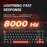 TMKB T68 HE Mechanikus Gamer Billentyűzet Mágneses Kapcsolókkal, RGB Világítással, Kompakt 68 Gombos, Type-C, Windows/Mac/Linux Kompatibilis 3