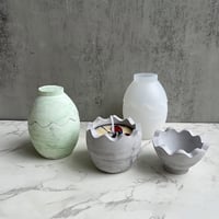 TNSLAND Tojás Alakú Szilikon Öntőforma Fedéllel - Gyanta, Gyertya Készítéshez - Fekete Ovális Tárolódoboz DIY Ékszer, Smink Tárolására 4