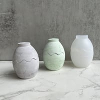 TNSLAND Tojás Alakú Szilikon Öntőforma Fedéllel - Gyanta, Gyertya Készítéshez - Fekete Ovális Tárolódoboz DIY Ékszer, Smink Tárolására 7