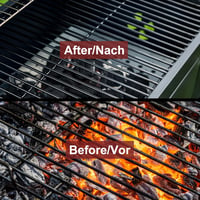 TNTOR Grillkefe Gőztisztítóval, Rozsdamentes Acél Spatulával és Hosszú Szigetelt Nyéllel 8