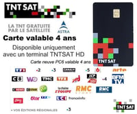 Karta TNTSAT s platnosťou na 4 roky – pre satelitný príjem z Astry 19.2 – predplatiteľská karta TNT Sat 2