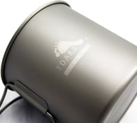 TOAKS Titán Kemping Edény Csésze Tál 375-900ml Könnyű Outdoor Piknik Túra 7