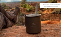 TOAKS Titán Kemping Edény Csésze Tál 375-900ml Könnyű Outdoor Piknik Túra 3