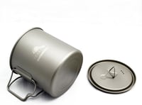 TOAKS Titán Kemping Edény Csésze Tál 375-900ml Könnyű Outdoor Piknik Túra 6