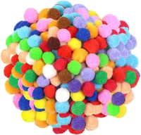TOAOB 300db 10mm Pom Pom Craft Szett Vegyes Színes Puha Dekorációs Golyók DIY Kézimunkához 1