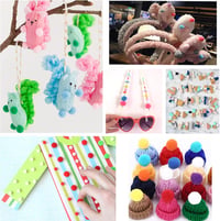 TOAOB 300db 10mm Pom Pom Craft Szett Vegyes Színes Puha Dekorációs Golyók DIY Kézimunkához 5