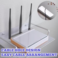 TOATELU Univerzális Fali Tartó Routerekhez - Alumínium Polc TV Box, Set-Top Box, Mini PC Számára - Hűtőnyílásokkal Ellátott Minimál Stílusú  5