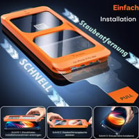 Folie de sticlă securizată TOCOL pentru iPhone 12 Pro Max, 6,7 inchi - Aplicare ușoară 2