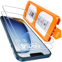 TOCOL iPhone 13 Mini Edzett Üveg Kijelzővédő Fólia 5,4 Hüvelyk, Teljes Képernyős, 9H Keménység, Karcálló, Ujjlenyomatmentes, 2 db 1
