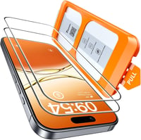 TOCOL iPhone 17 edzett üveg képernyővédő, 9H keménység, buborékmentesség, 2 darab 1