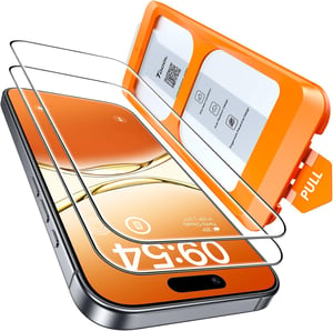 TOCOL iPhone 17 edzett üveg képernyővédő - 9H, teljes lefedettség, 2 db – 4 db-os csomag