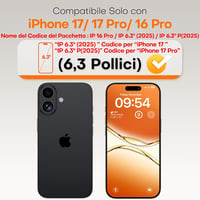 TOCOL iPhone 17 edzett üveg képernyővédő, 9H keménység, buborékmentesség, 2 darab 2