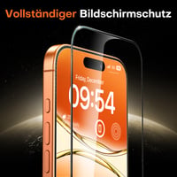 Folie de protecție din sticlă securizată TOCOL pentru iPhone 17 Pro, 6,3 inchi, aplicare ușoară 7