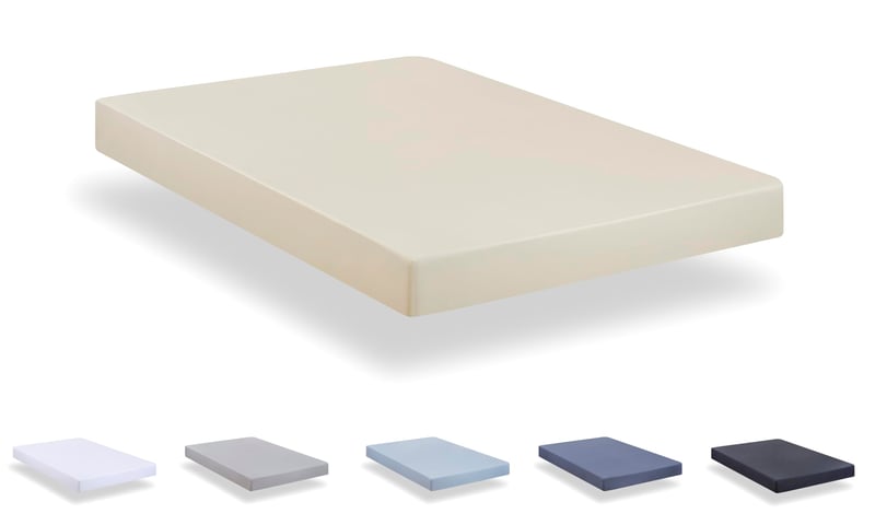 Todocama Mikroszálas Lepedő 120x190/200 cm Bézs - Extra Puha Gumis Fitted Sheet Ágy Matracvédő