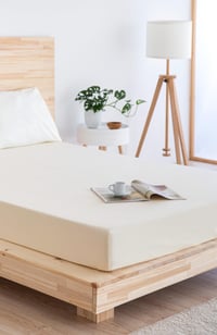Todocama Mikroszálas Lepedő 120x190/200 cm Bézs - Extra Puha Gumis Fitted Sheet Ágy Matracvédő 5