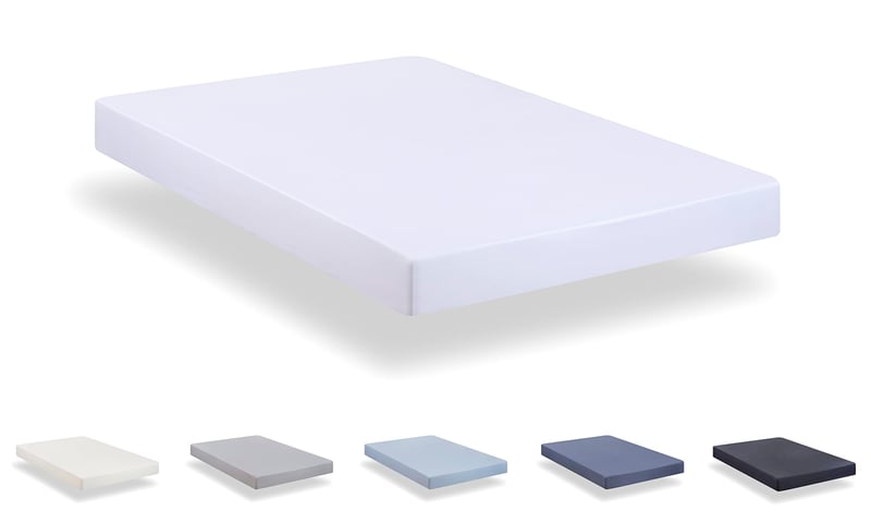 Todocama Plahta od mikrovlakana 150x190/200 cm bijela - izuzetno mekana plahta s gumicom za krevet