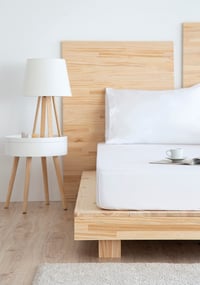 Todocama Plahta od mikrovlakana 150x190/200 cm bijela - izuzetno mekana plahta s gumicom za krevet 5