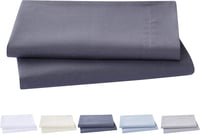 Todocama Mikroszálas Párnahuzat Szett 2db 105x40cm Sötétszürke Hipoallergén - 105X40 cm, Darkgray 2