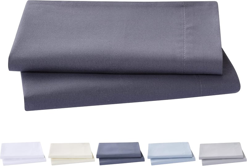 Todocama Mikroszálas Párnahuzat Szett 2db 105x40cm Sötétszürke Hipoallergén - 105X40 cm, Darkgray