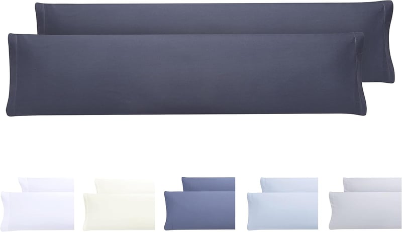 Todocama Mikroszálas Párnahuzat Szett 2db 120x40cm Sötétszürke Hipoallergén - 120X40 cm, Darkgray