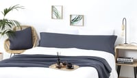 Todocama Mikroszálas Párnahuzat Szett 2db 120x40cm Sötétszürke Hipoallergén - 120X40 cm, Darkgray 4