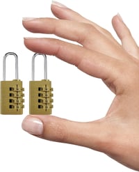 TODREMOU SMALL-AX2 4-számjegyű kombinációs lakat - arany színű 1