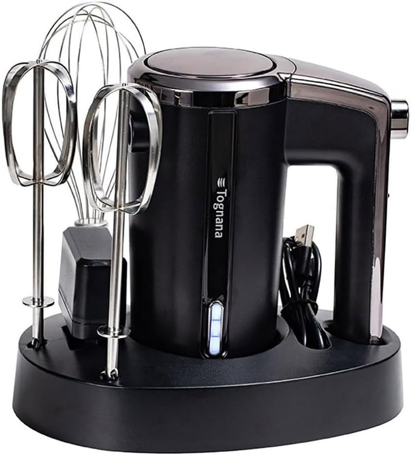 Tognana Avantspace Vezeték nélküli kézi mixer, töltöttethető, fekete