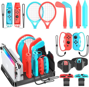 Tokluck Switch Sports Kiegészítő Szett Tárolóval OLED Kompatibilis