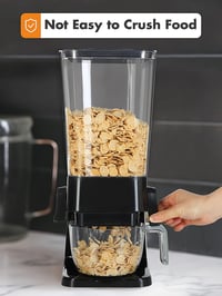 Tokokimo Falra Szerelhető Cereál Adagoló 5L Fekete - Kutyatáp és Száraz Élelmiszer Tároló 2