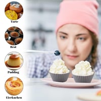 TOKSEO 36 bucăți forme din silicon pentru brioșe, 6 modele diferite, forme de copt reutilizabile antiaderente pentru prăjituri, budinci și torturi (3 culori) 7