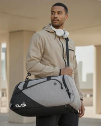 Tolaccea 47L Sporttáska Cipőrekesszel Utazási Hátizsák Edzés Uszoda Sauna 2