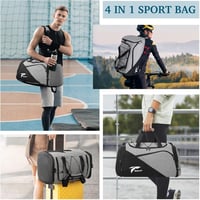 Tolaccea Expandable 54-72L Sporttáska Hátizsák Cipőtartóval Laptop Rekesszel Utazáshoz Edzéshez 4