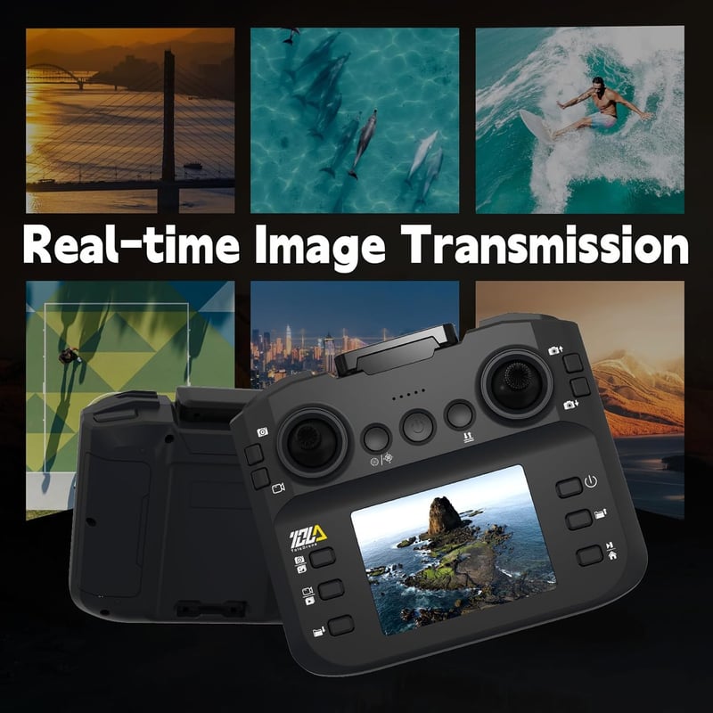 Toladrone TD12LCD Drón Kamerával, Összecsukható Quadcopter Felnőtteknek és Kezdőknek - TD12LCD-B2