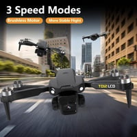 Toladrone TD12LCD Drón Kamerával, Összecsukható Quadcopter Felnőtteknek és Kezdőknek - TD12LCD-B2 5