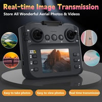 Toladrone TD12LCD Felnőtt Drón Kamerával - Brushless Motor, LCD Kijelző, Valós Idejű Képátvitel, Összecsukható Quadcopter Kezdőknek, 360° Fl 2