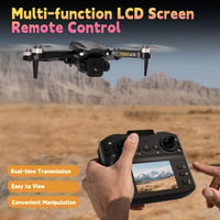 Toladrone TD12LCD Felnőtt Drón Kamerával - Brushless Motor, LCD Kijelző, Valós Idejű Képátvitel, Összecsukható Quadcopter Kezdőknek, 360° Fl 3