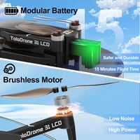 Toladrone TD31LCD Kamerás Drón LCD Kijelzővel Kezdőknek és Felnőtteknek 6