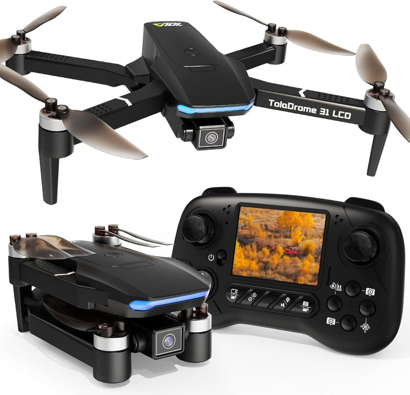 Toladrone TD31LCD Kamerás Drón LCD Kijelzővel Kezdőknek és Felnőtteknek