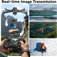Toladrone TD31LCD összecsukható drón kamerával, LCD kijelzővel és távirányítóval 3